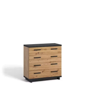Komoda do salonu 90 cm Dąb artisan ISMENA