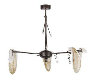 Patynowa lampa wisząca sufitowa z regulacją wysokości do salonu MAGMA
