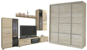 Meblościanka z szafą TOP 180 dąb sonoma