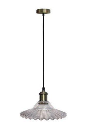 Szklana lampa wisząca regulowana 1xE27 do salonu GENEVA