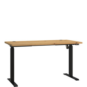 Biurko regulowane elektrycznie MULL 138x67 cm metalowe nogi
