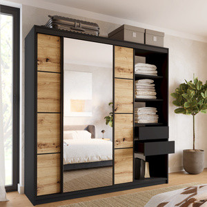 WYPRZEDAŻ Szafa przesuwna z lustrem 200 cm LOFT