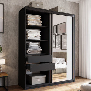 Szafa z lustrem i lamelami 150 cm LAMEL 3D