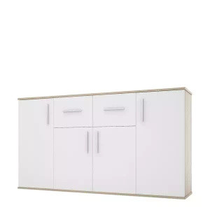 WYPRZEDAŻ Biała komoda do salonu 150 cm SIMPLE III