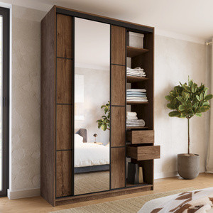 Pojemna szafa przesuwna z lustrem 150 cm LOFT MAX