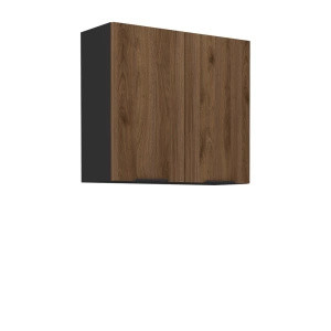 Górna szafka kuchenna 80 cm MARGARET orzech okapi