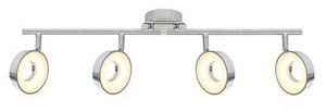 Chromowa lampa LED nad lustro 71 cm ISLA 4-płomienna