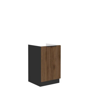 Kuchenna szafka pod zlewozmywak 50 cm MARGARET orzech okapi
