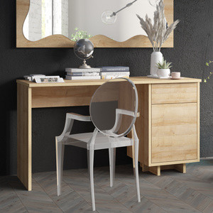 Biurko do pokoju młodzieżowego 51x138 cm dąb riviera NORTE