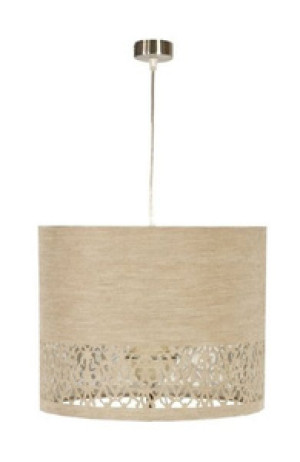 Kremowa lampa sufitowa wisząca do salonu ARABESCA metal 1xE27