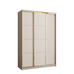 Szafa przesuwna do przedpokoju 150 cm GOLD NEW beż piaskowy