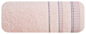 Ręcznik frotte 50x90 cm POLIA różowy bawełniany miękki i chłonny