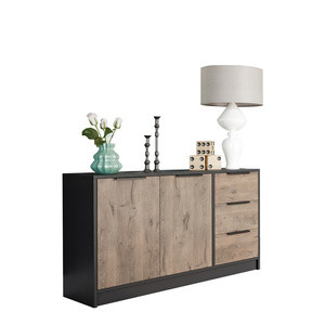 Nowoczesna komoda dwudrzwiowa z szufladami 138 cm LANTE