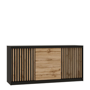 Loftowa komoda przesuwna do sypialni z szufladami 200 cm LOFT