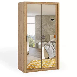Dwudrzwiowa szafa przesuwna z lustrami 120 cm Artisan BELLA