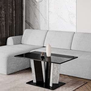 Stolik kawowy do salonu 100x60 cm DENOS czarny