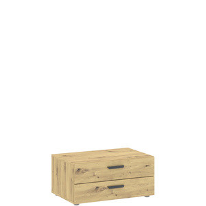 Mała komoda 74 cm do salonu z szufladami BOSCO dąb artisan