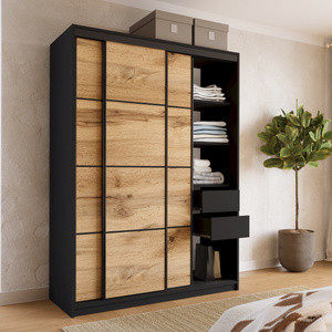 Szafa przesuwna 150 cm dąb wotan LOFT