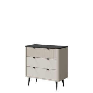Komoda kaszmirowa z szufladami 90 cm do salonu MIREL