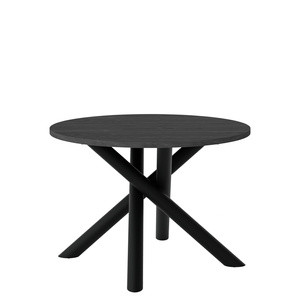 Okrągły stół do jadalni loftowy 110 cm OPALIO jesion portland