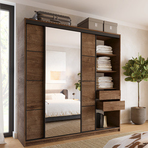 WYPRZEDAŻ Szafa przesuwna 200 cm dąb lefkas LOFT