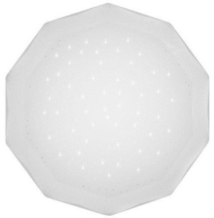 Biały plafon sufitowy LED do salonu SKY zimna barwa światła