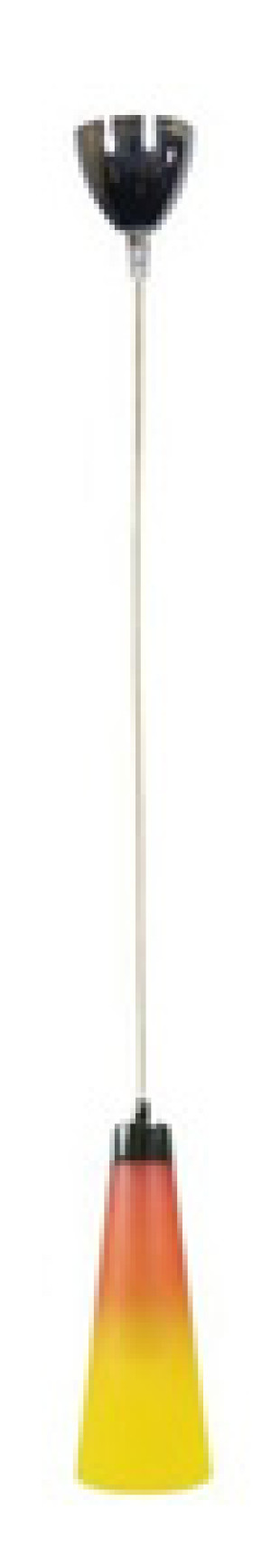 Wielobarwna lampa wisząca regulowana do salonu BALENO 1 punkt światła