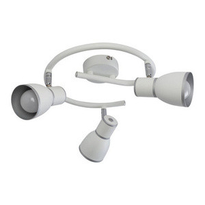 Biała lampa sufitowa spiralna 3xE14 do salonu FIDO metal