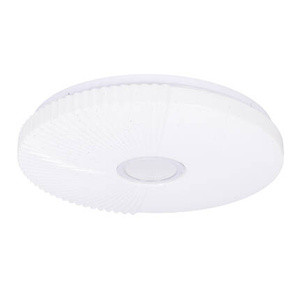 Biały plafon sufitowy LED 24W do salonu SUNNY 38 cm 4000K