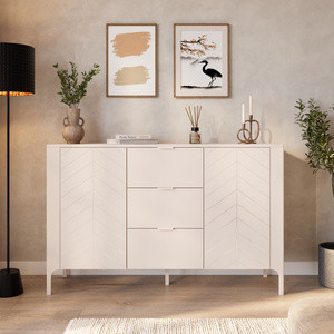 Komoda z szufladami 153 cm do salonu MELLIS kaszmir