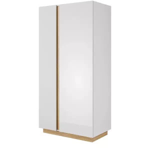 Szafa do salonu biała połysk 96 cm LINDA