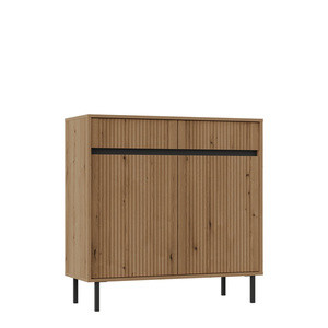 Dwudrzwiowa komoda z szufladami 100 cm do salonu OMEGA