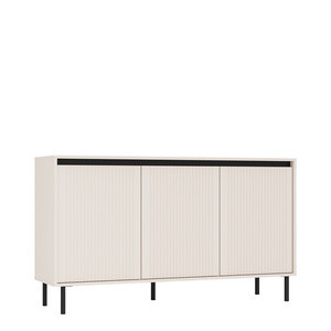 Nowoczesna komoda trzydrzwiowa 148 cm z frezowanymi frontami OMEGA