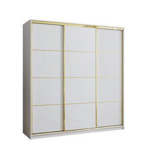 WYPRZEDAŻ Szafa garderoba 200 cm GOLD NEW przesuwna