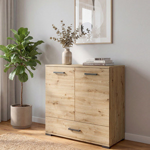 Komoda 90 cm do salonu z szufladą FIORA dąb artisan