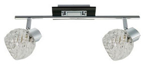 Lampa sufitowa listwa 2-punktowa do salonu VEGA nowoczesna
