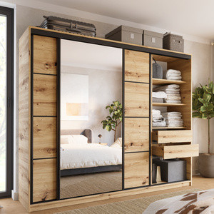 WYPRZEDAŻ Szafa przesuwna 250 cm dąb artisan LOFT