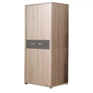 Dwudrzwiowa szafa do salonu dąb sonoma 90 cm FULL