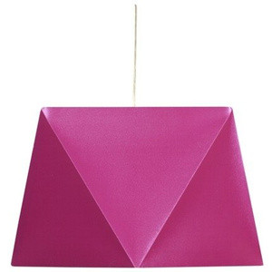 Różowa lampa wisząca sufitowa do salonu HEXAGEN 1xE27 metal