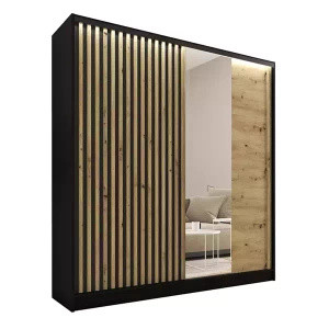 WYPRZEDAŻ Szafa przesuwna z lustrem 180 cm LAMEL 3D