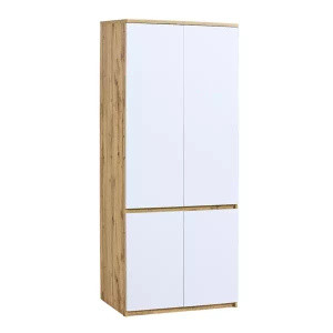 Nowoczesna szafa młodzieżowa z półkami 80 cm ANETT