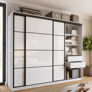 WYPRZEDAŻ Szafa na wysoki połysk 250 cm LOFT