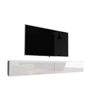 Biała szafka rtv 180 cm BROMI