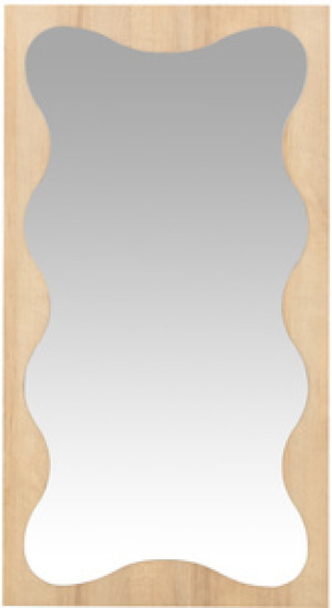Wiszące lustro średniej wielkości 75x138 cm dąb riviera NORTE