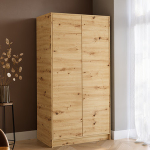 Szafa dwudrzwiowa z półkami 100 cm GARIO dąb artisan