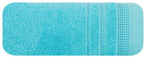 Ręcznik kąpielowy 70x140 cm POLIA niebieski bawełniany frotte 500 GSM