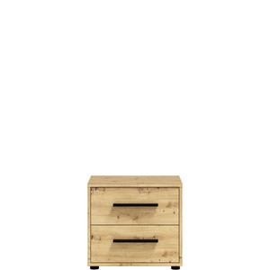 Stolik nocny do sypialni z szufladami 51 cm dąb artisan MAXIDO