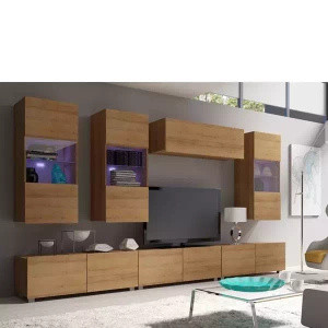 Zestaw mebli do salonu dąb złoty MODERN 11