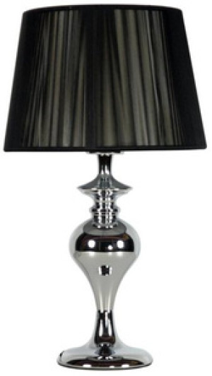 Czarna lampa stołowa gabinetowa do biurka do salonu GILLENIA metalowa