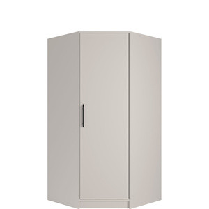 Szafa narożna z drążkami na wieszaki 95 cm SEVAS kaszmir